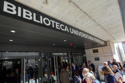 Un acto de homenaje a uno de los 'padres' de la universidad burgalesa.