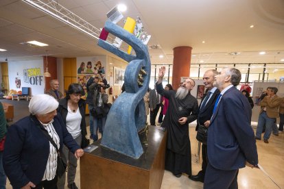 Un acto de homenaje a uno de los 'padres' de la universidad burgalesa.