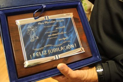 Protección Civil homenajeó a Marcelino por su jubilación como voluntario