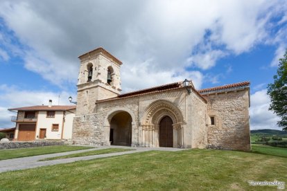 Iglesia de Nuestra Señora de la Asunción, en Uzquiano, en el Condado de Treviño.