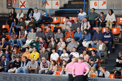 Imagen del partido entre el Grupo Ureta Tizona Burgos y Valladolid.