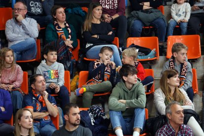 Imagen del partido entre el Grupo Ureta Tizona Burgos y Valladolid.