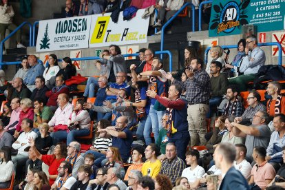 Imagen del partido entre el Grupo Ureta Tizona Burgos y Valladolid.