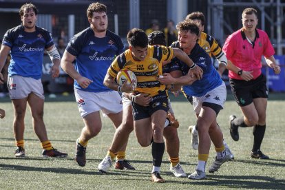 Imagen del partido entre Recoletas Burgos Caja Rural y Santboiana.