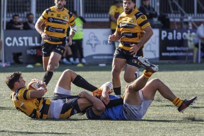 Imagen del partido entre Recoletas Burgos Caja Rural y Santboiana.