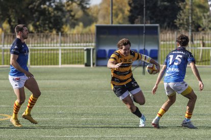 Imagen del partido entre Recoletas Burgos Caja Rural y Santboiana.