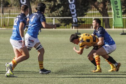 Imagen del partido entre Recoletas Burgos Caja Rural y Santboiana.