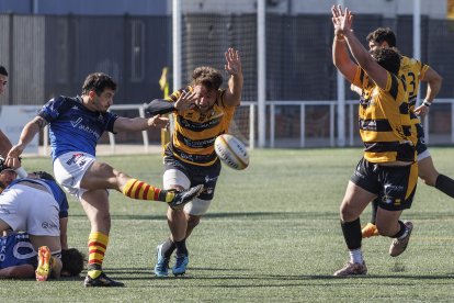 Imagen del partido entre Recoletas Burgos Caja Rural y Santboiana.