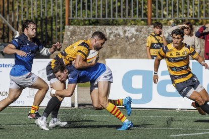 Imagen del partido entre Recoletas Burgos Caja Rural y Santboiana.