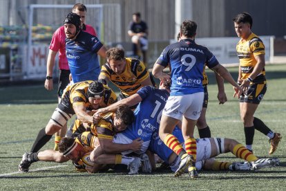 Imagen del partido entre Recoletas Burgos Caja Rural y Santboiana.