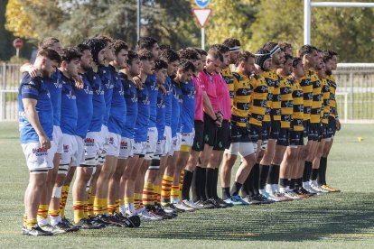 Imagen del partido entre Recoletas Burgos Caja Rural y Santboiana.