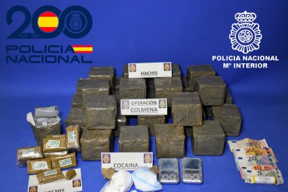 Sucesos.- Detienen al principal distribuidor de hachís en Burgos con 16 kilos que traía del sur de España.