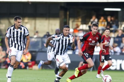 Imagen del partido entre el Castellón y el Mirandés.