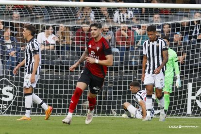 Imagen del partido entre el Castellón y el Mirandés.