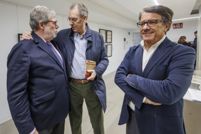 Santiago Aparicio, Miguel Ángel Benavente y Francisco Javier Blasco.