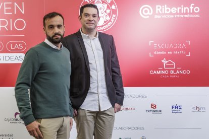 Sergio Fernández y Carlos Palacios, de Riberinfo Servicios Informáticos.