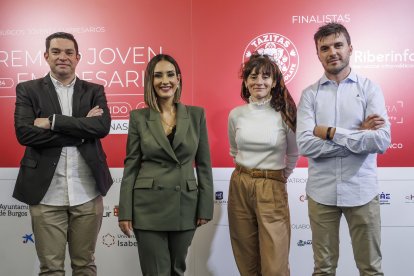 Finalistas del Premio Joven Empresario 2024.