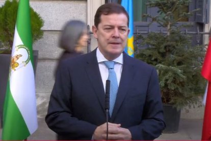 El presidente de la Junta de Castilla y León, Alfonso Fernández Mañueco.