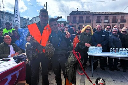 Mucho público en Villadiego para seguir el Campeonato de España de Caza Menor con Perro.
