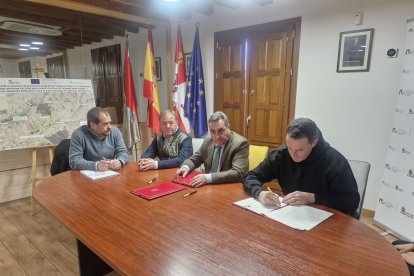 Firma del convenio.