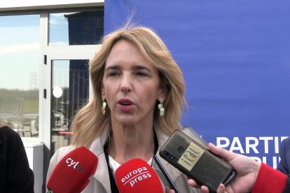 Cayetana Álvarez de Toledo este sábado en León.