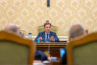 Borja Suárez es el presidente de la Diputación Provincial.