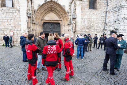 La Policía Local de Burgos celebra la festividad de su patrón, San Sebastián.