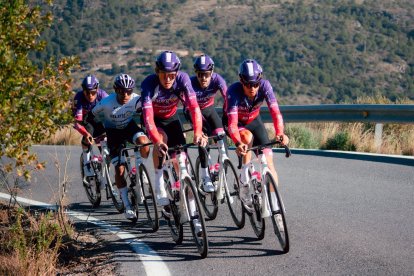 El equipo morado se concentró en Almuñécar la pasada semana.