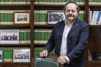 Rodrigo Moral Ortiz, presidente del Colegio Oficial de Farmacéuticos de Burgos.