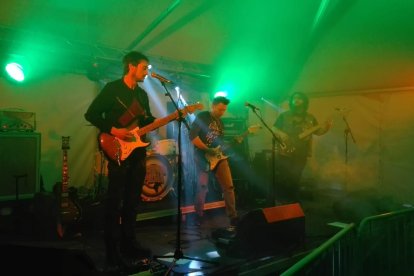 Actuación del grupo burgalés Plank en el GuadaRock.