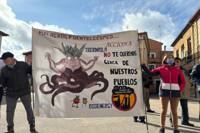 Manifestación en Milagros contra la planta de biogás