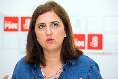 Esther Peña, secretaria general del PSOE de Burgos.