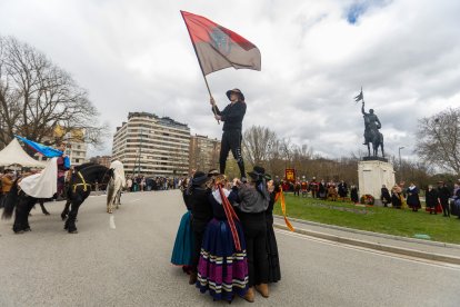 Instante del Homenaje a Diego Porcelos en Burgos.