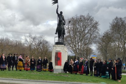 Instante del Homenaje a Diego Porcelos en Burgos.