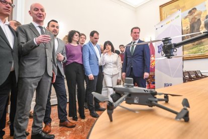 Instante de la presentación del foro en la Diputación de Burgos.