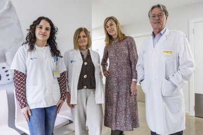 Equipo médico del servicio de Psiquiatra Infanto Juvenil del HUBU.