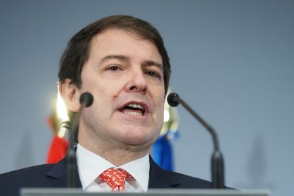 Archivo - El presidente de la Junta de Castilla y León, Alfonso Fernández Mañueco,. Archivo.