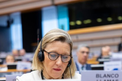 Archivo - Isabel Blanco Llamas en el Pleno del Comité de las Regiones.