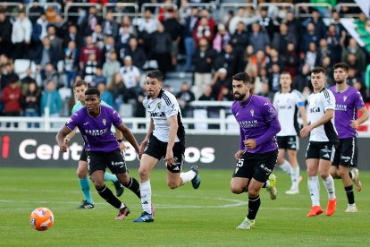 Imagen de Atienza durante el partido contra el Córdoba.