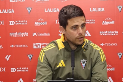 Alessio Lisci, durante la rueda de prensa.