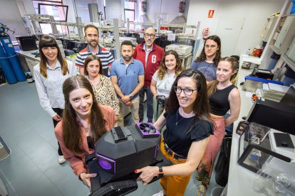Imagen de los integrantes del grupo que dirige el profesor Tomás Torroba.