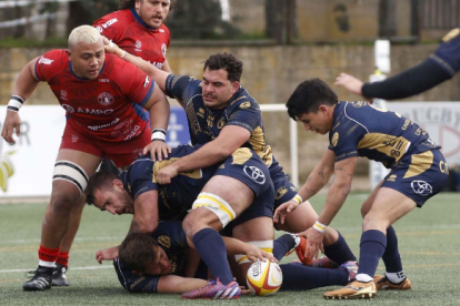 Nico Rocaires, durante un partido con el Recoletas Burgos Caja