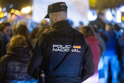 Imagen de un agente de la Policía Nacional.