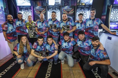 Imagen de familia de algunos de los jugadores que compiten en Top Tren.