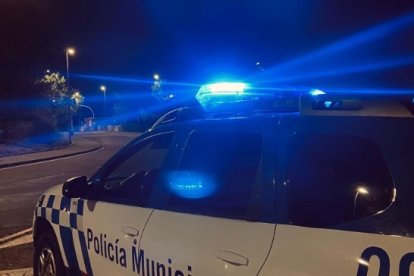 Un vehículo de la Policía Municipal de Valladolid.