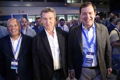 Segunda jornada del veintiún congreso Nacional del PP, que se celebra bajo el lema ‘Toma partido por España’, con el debate de las ponencias política y de estatutos, los informes de los grupos parlamentarios y la presentación de la candidatura a la reelección de Alberto Núñez Feijóo.