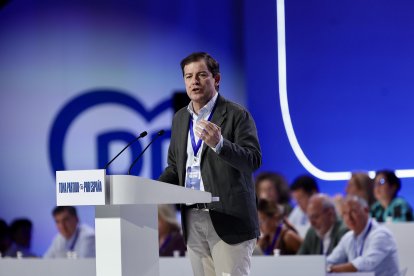 Segunda jornada del 21 Congreso Nacional del PP, que se celebra bajo el lema ‘Toma partido por España’, con el debate de las ponencias política y de estatutos, los informes de los grupos parlamentarios y la presentación de la candidatura a la reelección de Alberto Núñez Feijóo.