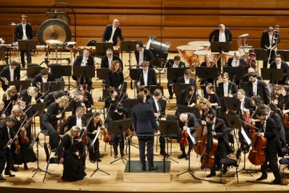 Imagen de la Orquesta Sinfónica de Castilla y León.
.