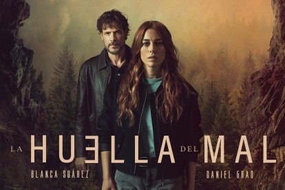 Detalle del cartel de 'La huella del mal'.