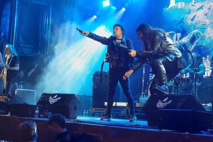 Un momento del concierto de Pulsa Denura.